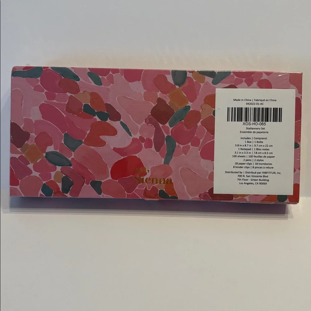XO, Sienna Stationery Set